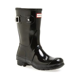 Short Gloss Hunter Boots
